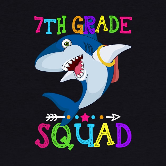 Shark Team 7th Grade Squad Teacher Back To School by kateeleone97023